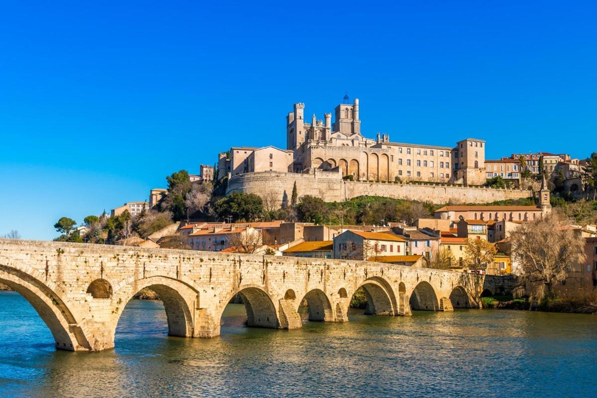T2 Cathedrale & Torre Ventosa - Central - Clim - Wifi - Balcon - Free Parking Sur Demande Beziers Bagian luar foto
