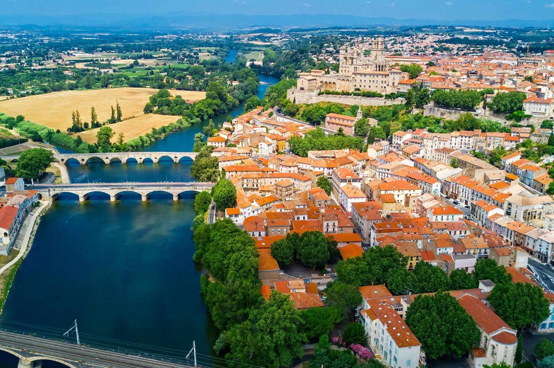 T2 Cathedrale & Torre Ventosa - Central - Clim - Wifi - Balcon - Free Parking Sur Demande Beziers Bagian luar foto
